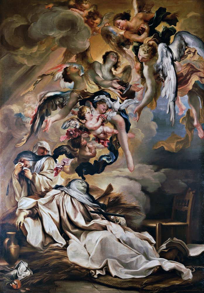 Muerte de Santa Escolástica, de Gregorio de