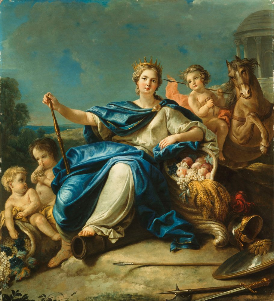 La personificación de Asia de Guillaume-Thomas-Raphael Taraval