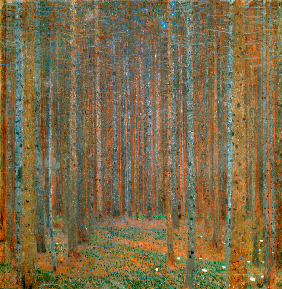 Bosque de abetos I, 1901 de Gustav Klimt