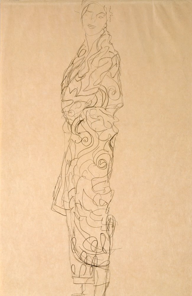 Mujer en un kimono de Gustav Klimt