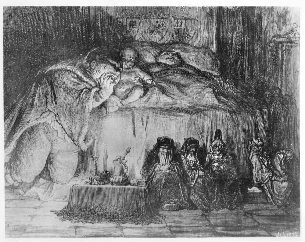 Ilustración de «Gargantúa y Pantagruel», de François Rabelais de Gustave Dore