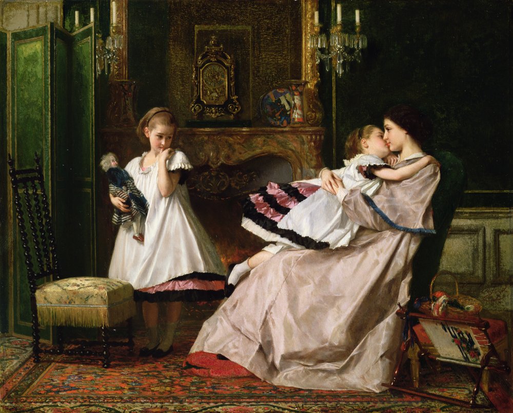 Amor maternal de Gustave Léonard de Jonghe
