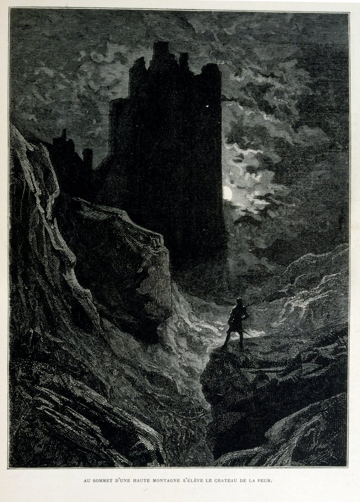 Croque-Mitaine (El coco); ilustración de 1863 por Gustave Doré de Gustave Dore