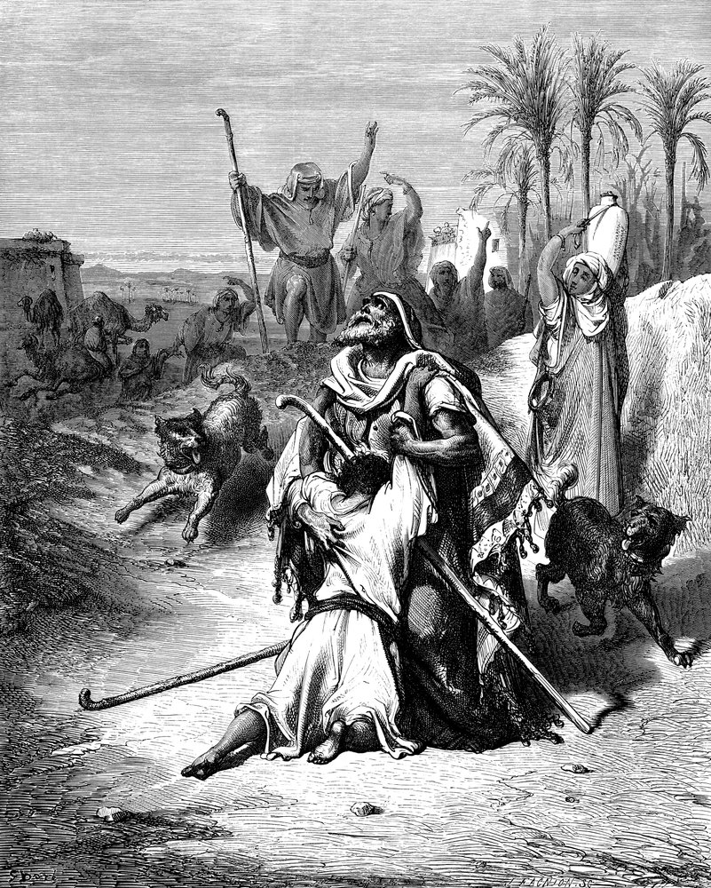 El regreso del hijo pródigo de Gustave Dore