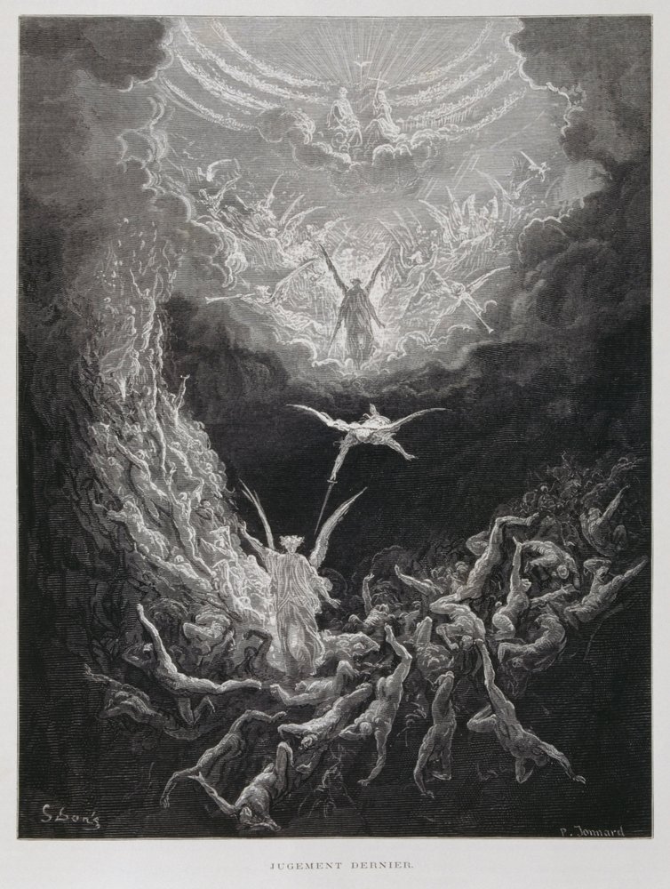 El Juicio Final, ilustración de la Biblia de Doré de Gustave Dore