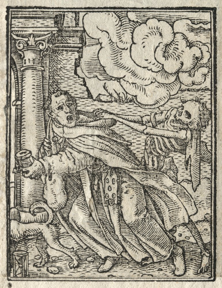 La Danza de la Muerte: El Fraile Mendicante, La Monja de Hans Holbein