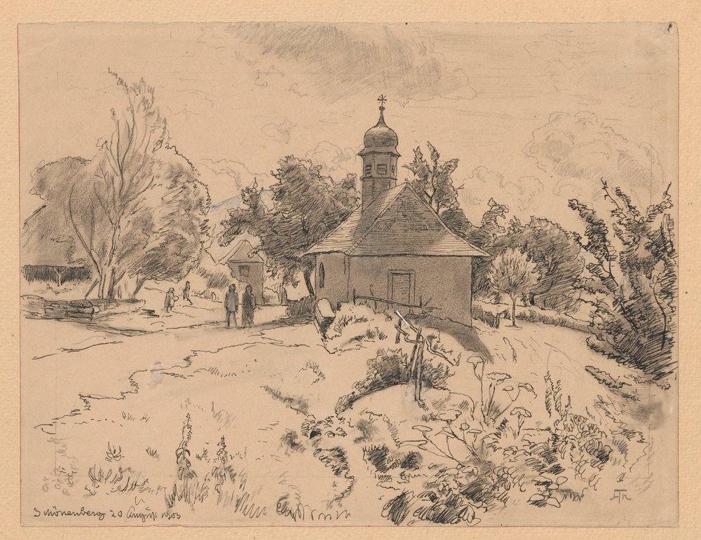 La iglesita de Schönenberg de Hans Thoma