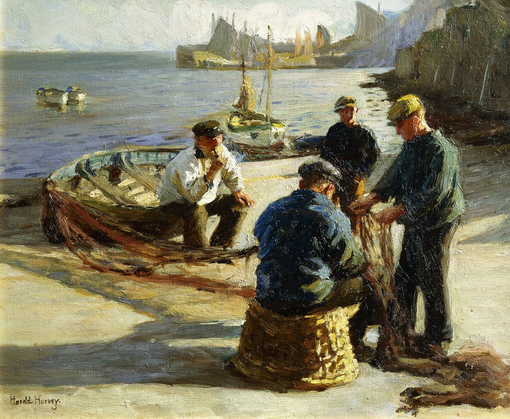 Remediar las redes, Newlyn de Harold Harvey