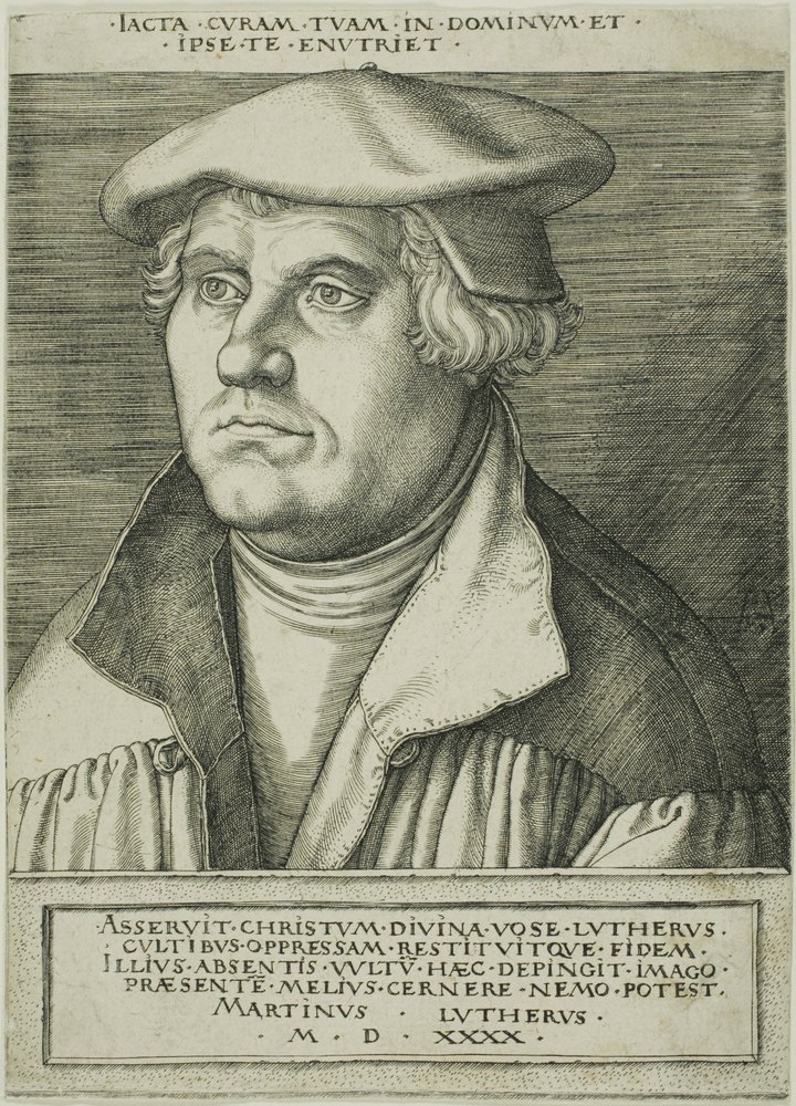 Martín Lutero de Heinrich Aldegrever