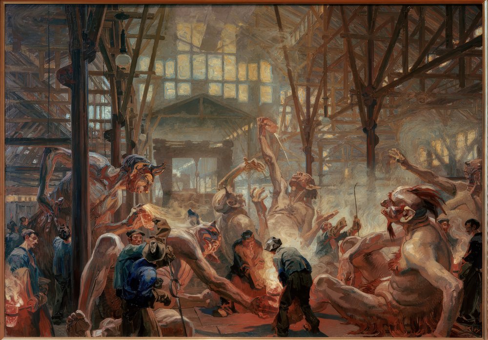 Los demonios de Krupp de Heinrich Kley