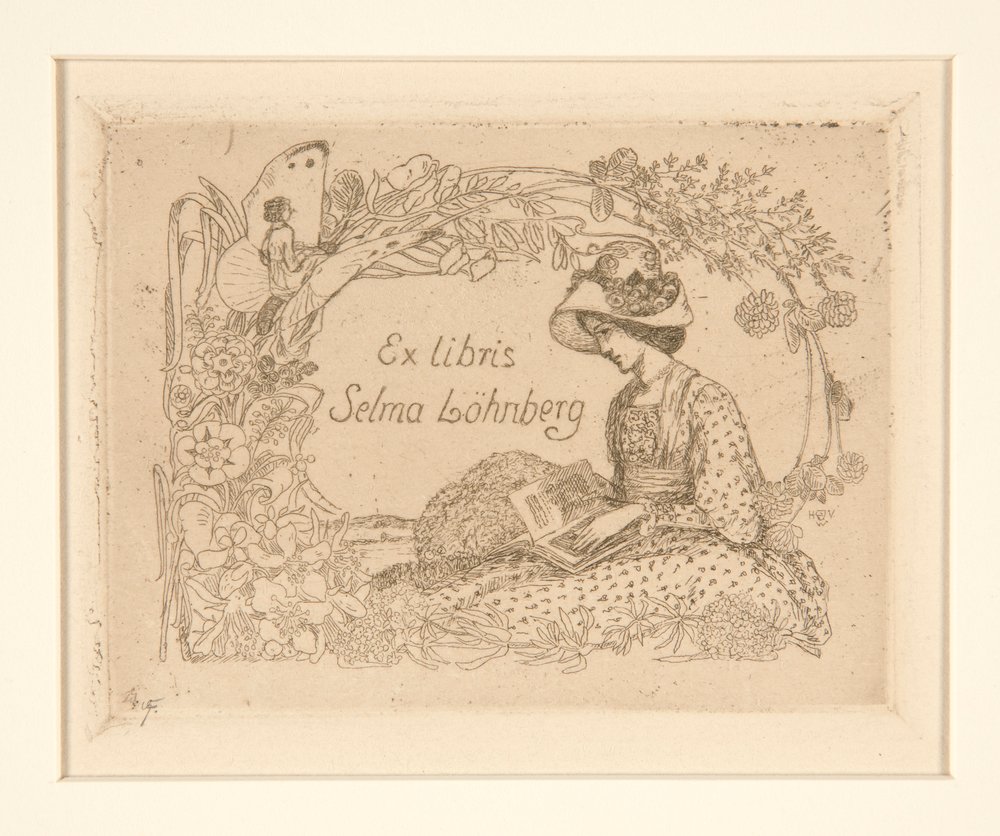 ex libris de Heinrich Vogeler