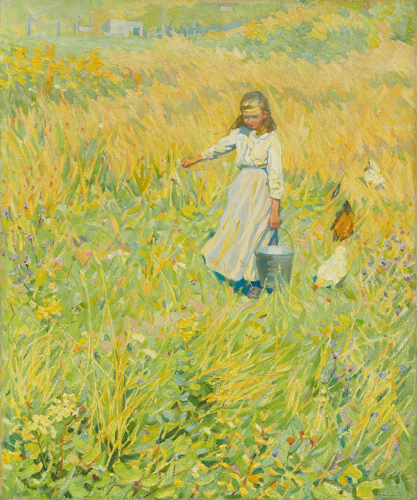 La pequeña trabajadora de Helen Galloway McNicoll