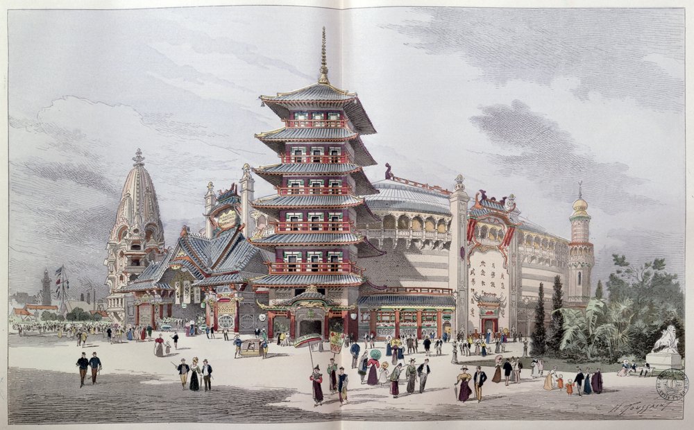 El Tour Mundial en la Exposición Universal de 1900, París de Henri Toussaint