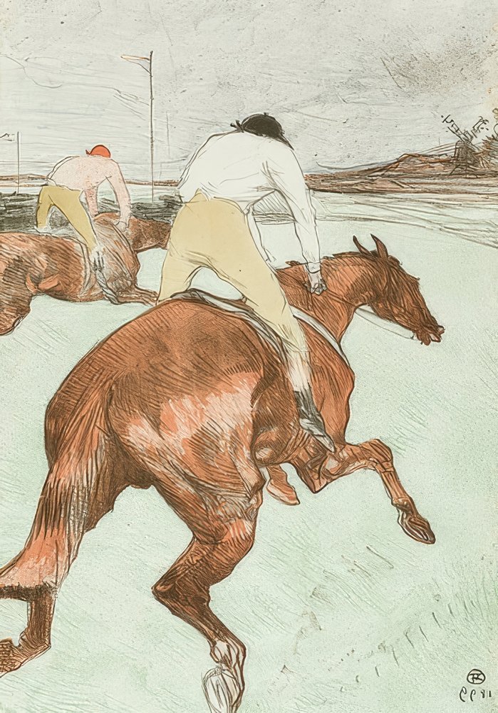 El jockey de Henri de Toulouse-Lautrec