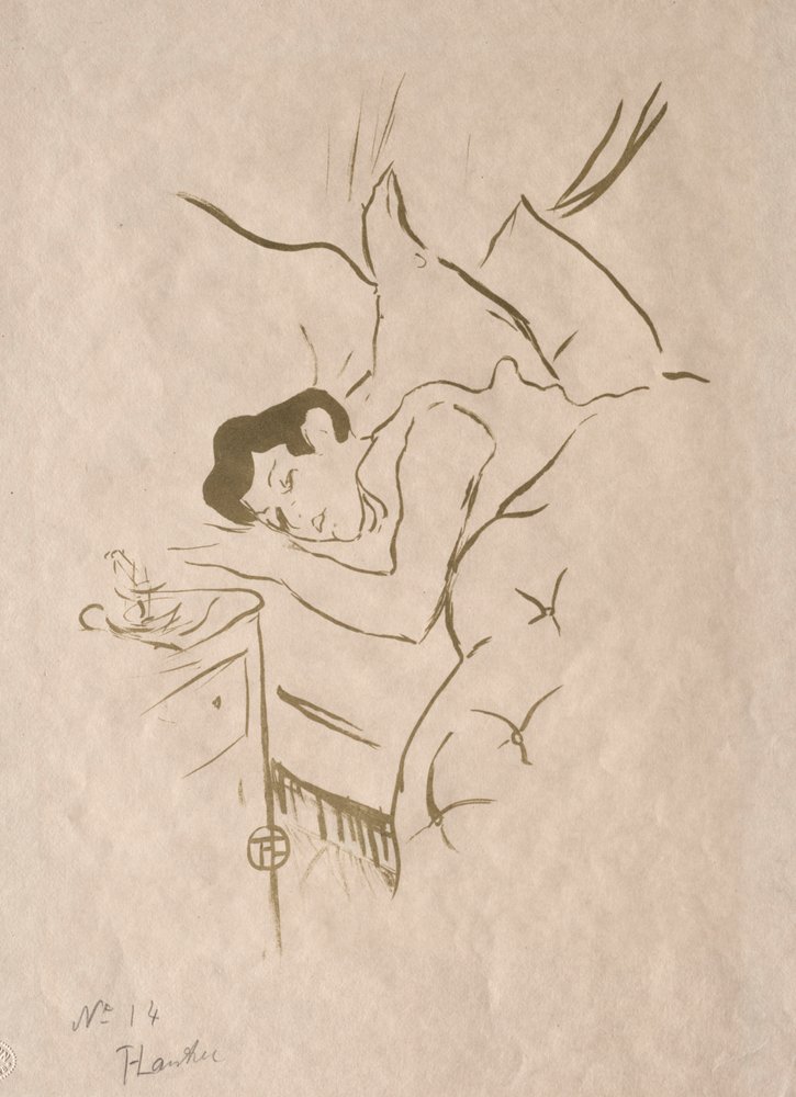 Las viejas historias: Tu boca, 1893 de Henri de Toulouse-Lautrec