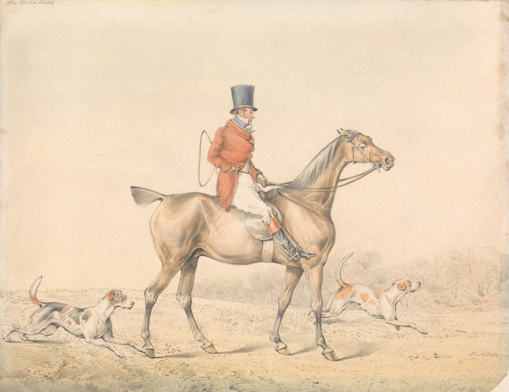 «El caballo de caza para la jauría» de Henry Thomas Alken