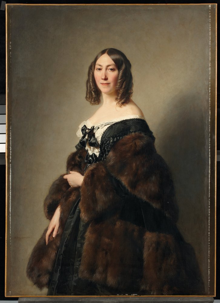 Retrato de Cécile Charlotte Furtado-Heine de Hermann Winterhalter