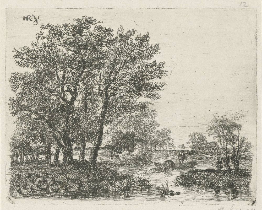 Pescadores en un bote de Hermanus Jan Hendrik van Rijkelijkhuysen
