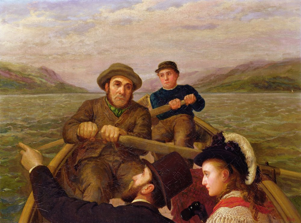 Viaje en bote de remos, 1878 de Horace Petherick