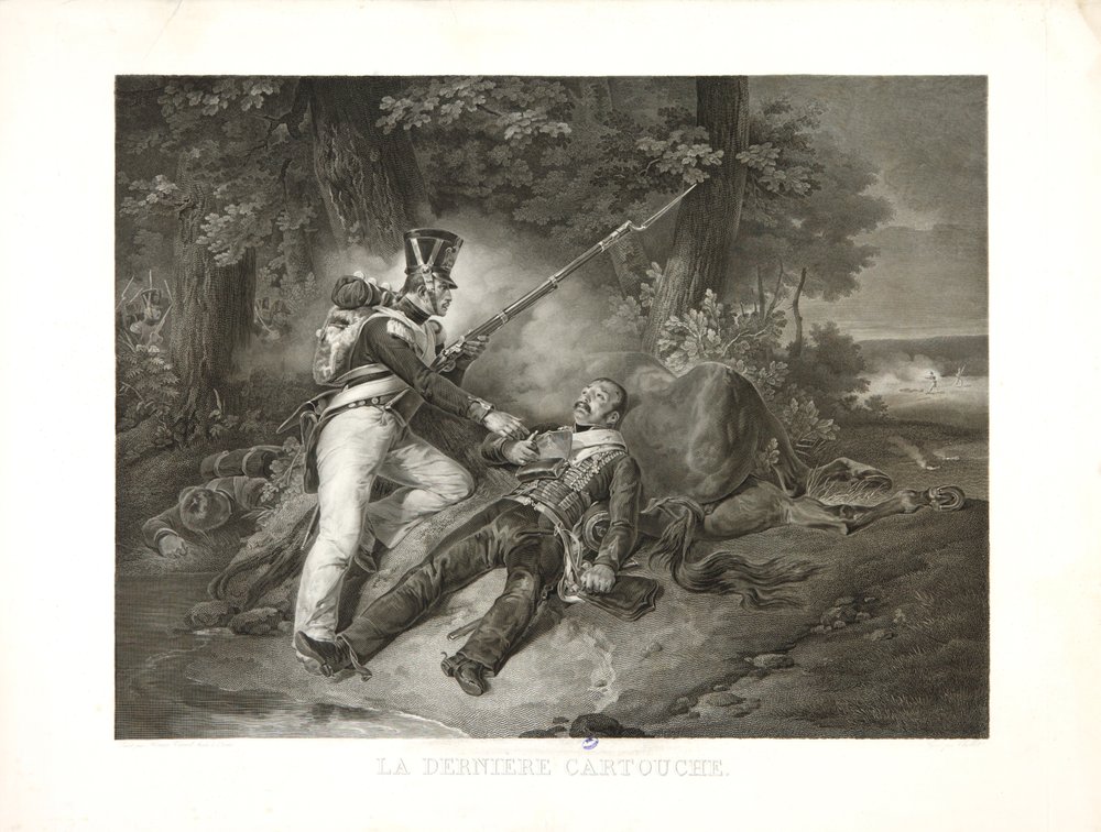 El último cartucho de Emile Jean Horace Vernet