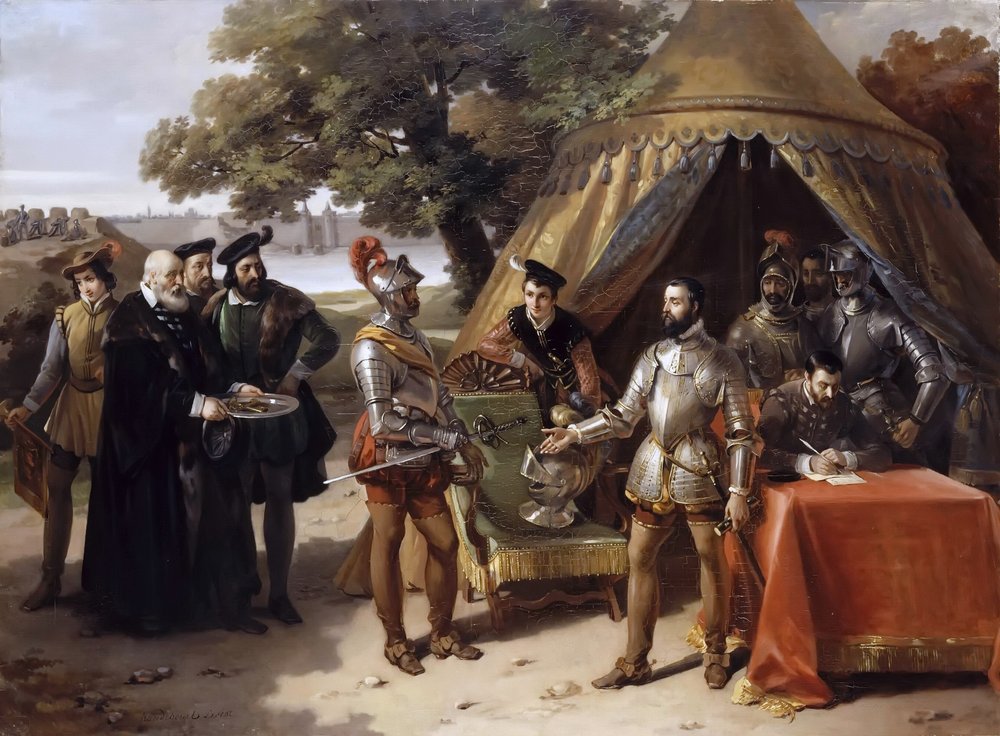 El Asedio de Thionville, 23 de junio de 1558 de Hortense Haudebourt-Lescot