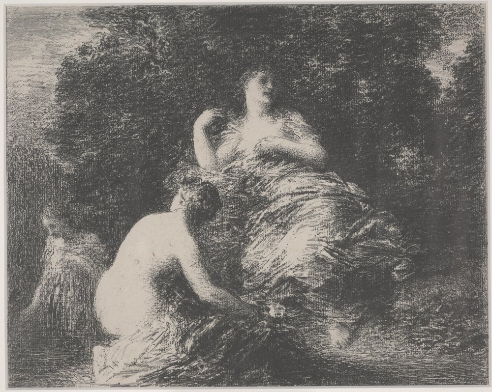 Los bañistas de Ignace Henri Jean Fantin-Latour