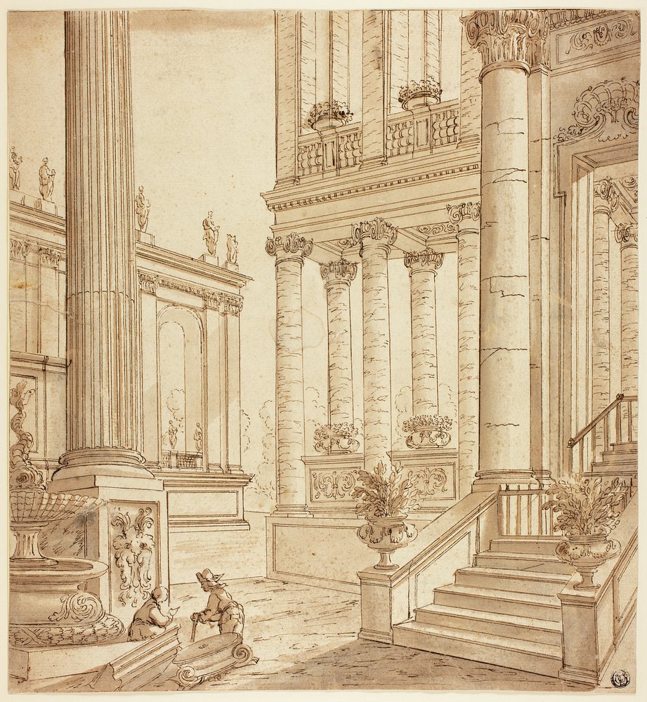 Pórtico de Columnas de Italian School
