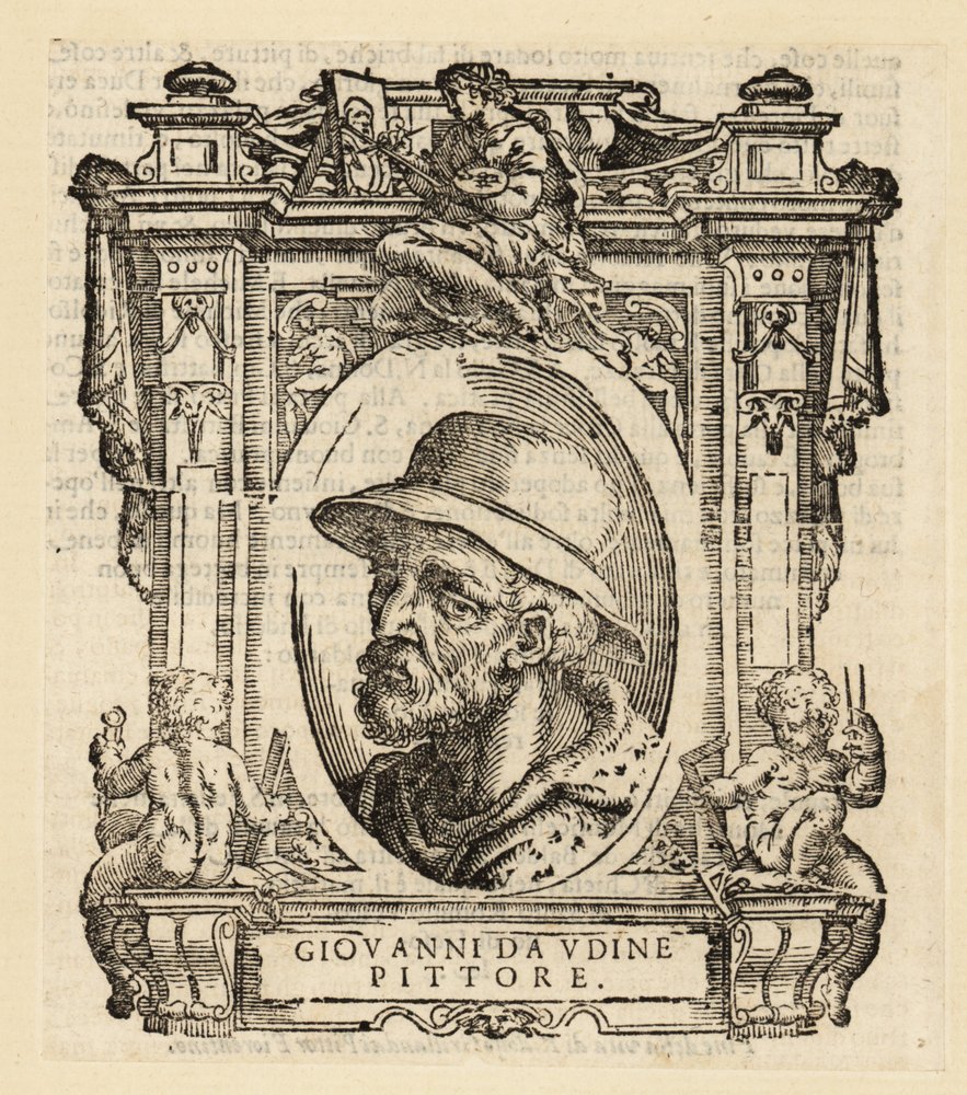 Retrato de Giovanni Nanni, pintor y arquitecto italiano nacido en Udine de Italian School