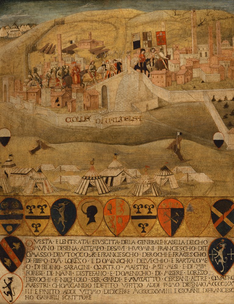 La rendición de la ciudad de Colle Val d'Elsa, cerca de Siena
