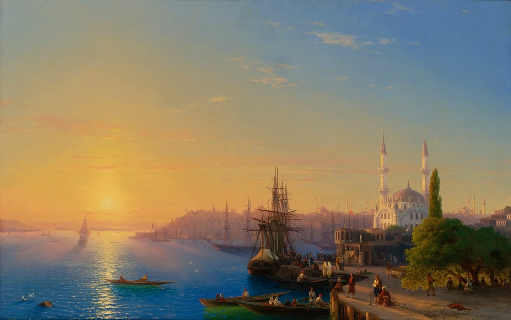 Vista de Constantinopla y el Bósforo de Ivan Konstantinovich Aivazovsky