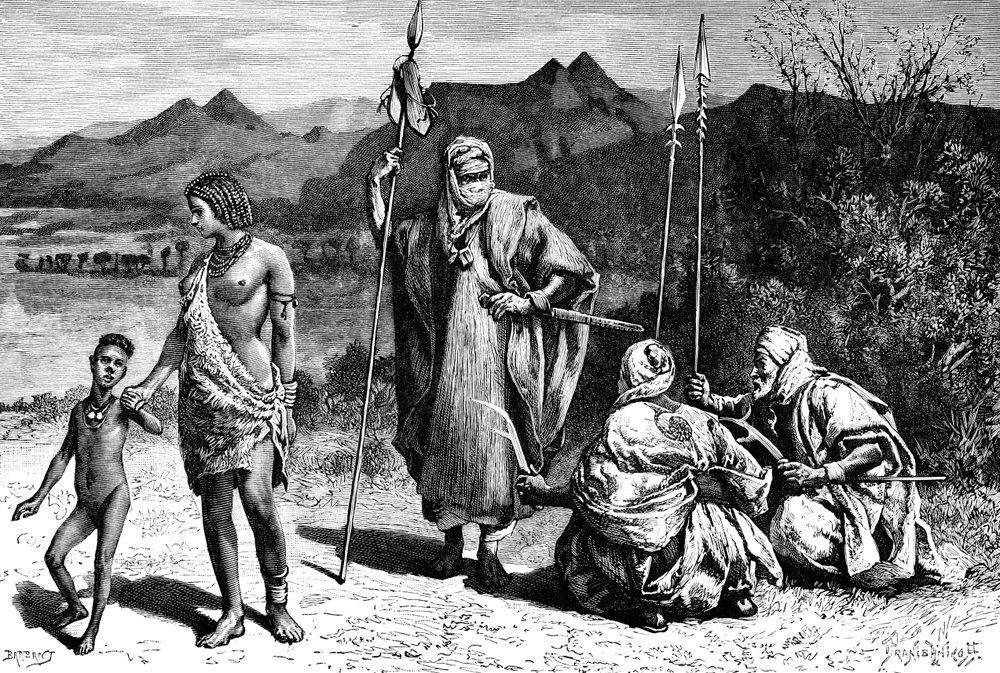 Un grupo de Tibbus, África del Norte, 1895 de Ivan Pranishnikoff