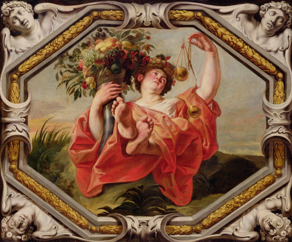 Libra, de los signos del zodiaco de Jacob Jordaens