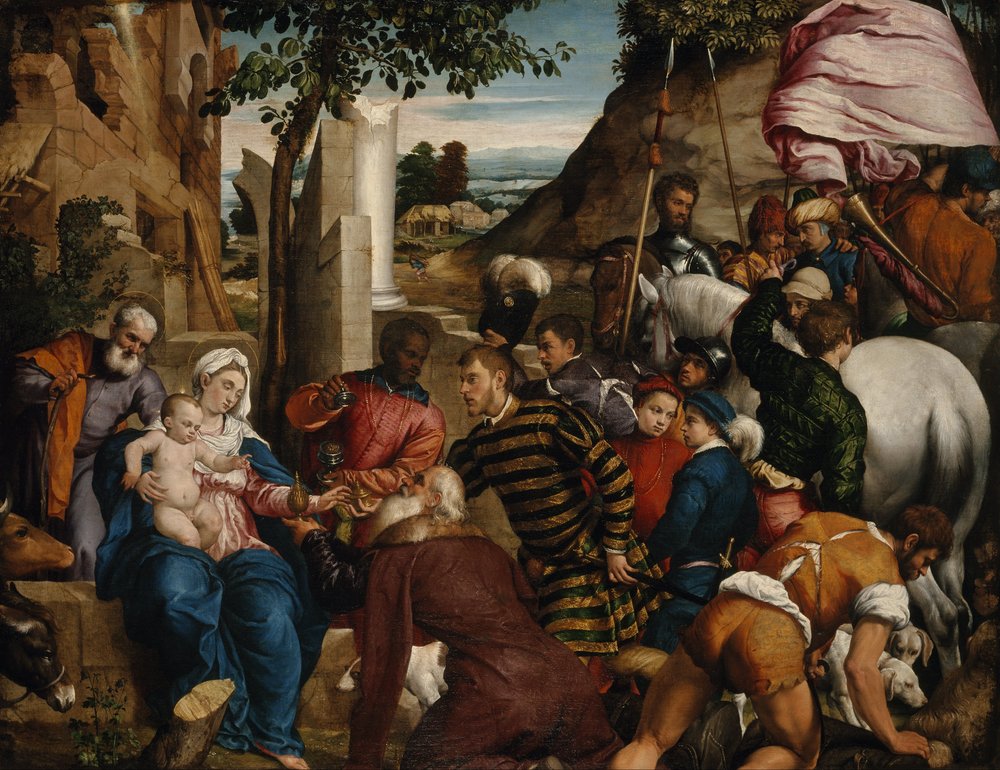 La adoración de los Reyes de Jacopo Bassano
