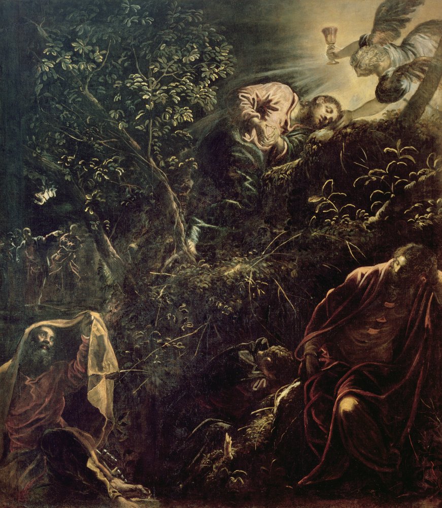 Cristo en el Jardín de Getsemaní de Jacopo Robusti Tintoretto