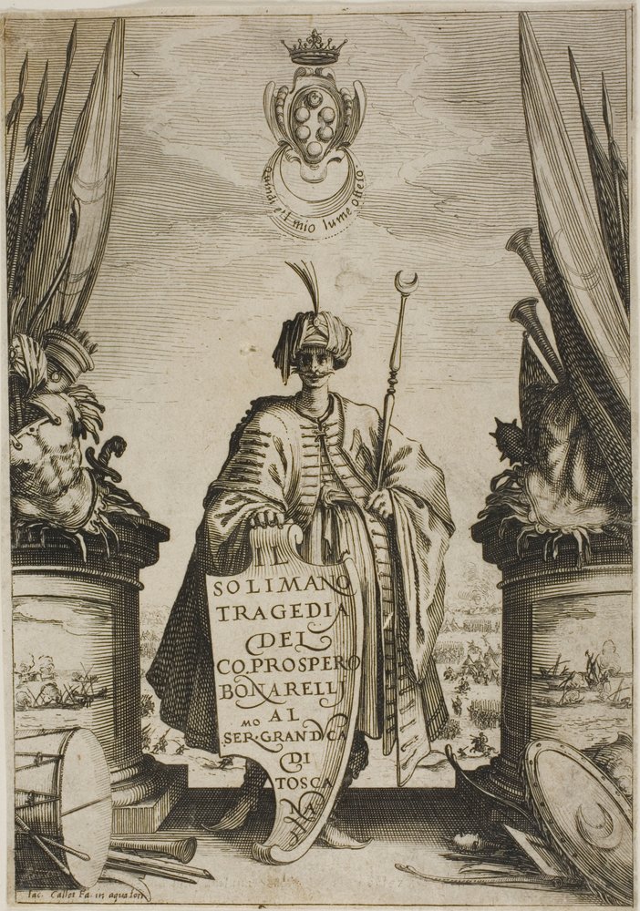 Frontispicio, de Solimano de Jacques Callot