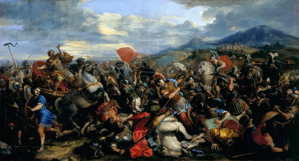 La batalla de Gaugamela en 331 a. C. de Jacques Courtois