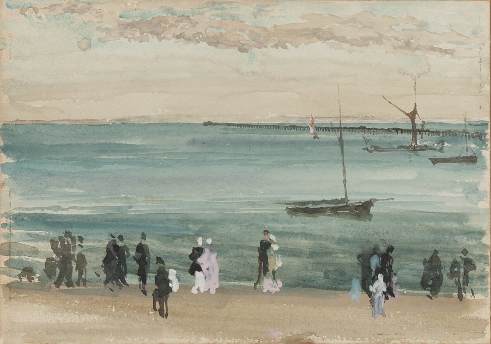 Muelle de Southend, 1883-84 de James Abbott McNeill Whistler