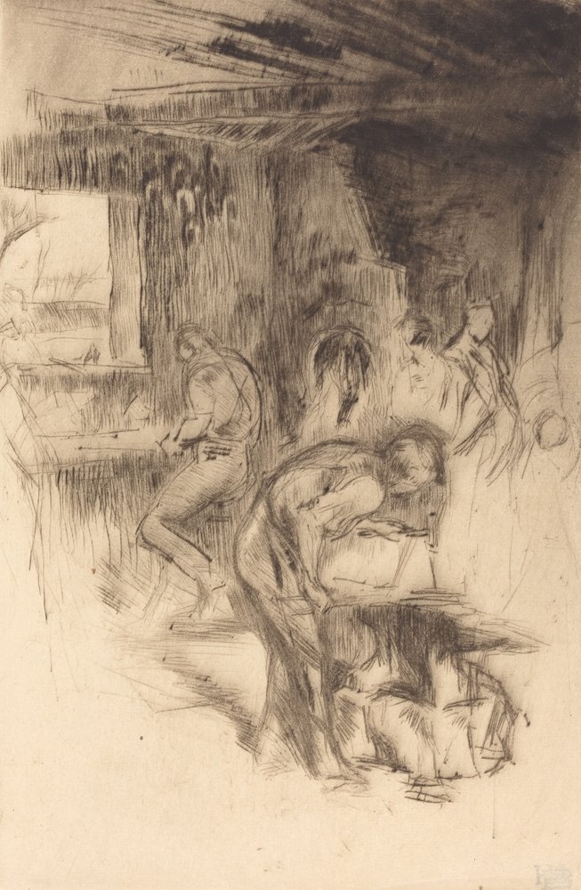 La Pequeña Forja, 1875 de James Abbott McNeill Whistler