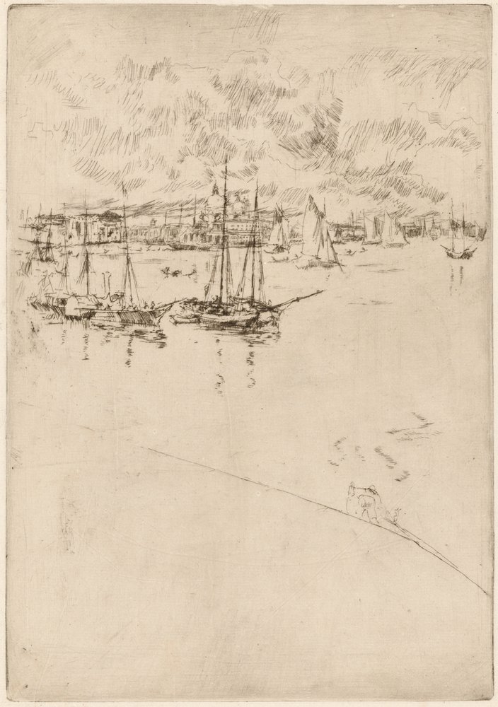 El Vapor, Venecia, 1879-1880 de James Abbott McNeill Whistler