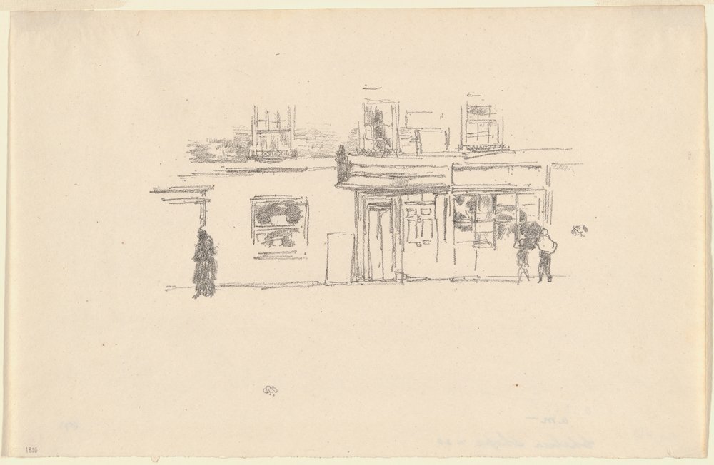 Tiendas de Chelsea de James Abbott McNeill Whistler