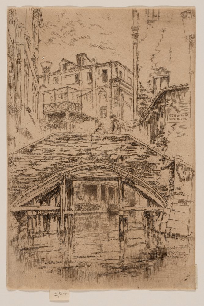 Ponte del Piovan de James McNeill Whistler