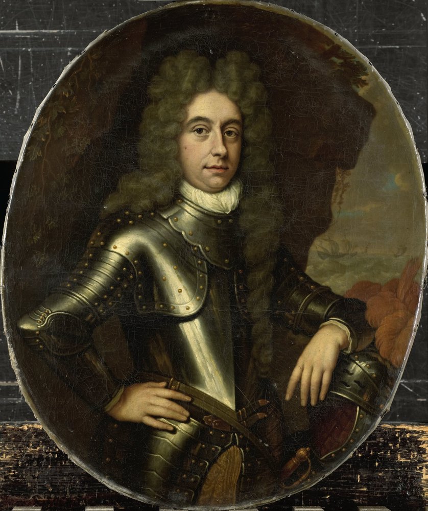 Retrato de Harmen Lijnslager (1664-1704) de Jan van Haensbergen