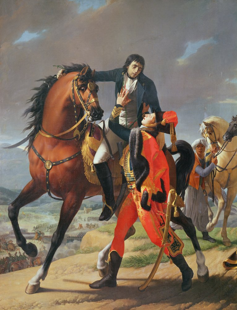 La muerte del General Desaix (1768-1800) en la Batalla de Marengo, 14 de junio de 1800 de Jean-Baptiste Regnault