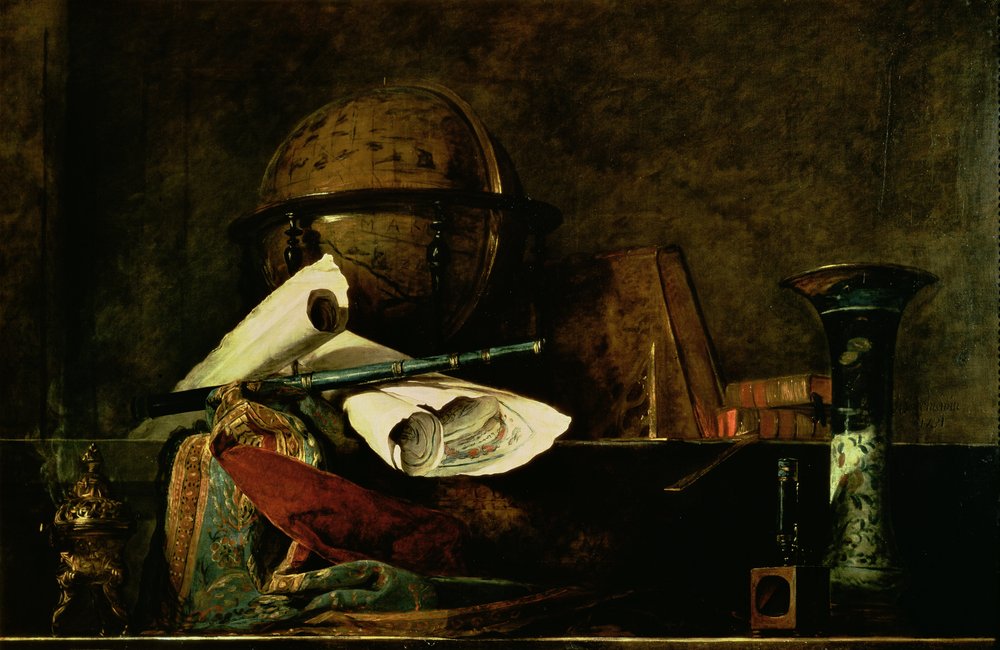 Alegoría de la Ciencia de Jean-Baptiste Simeon Chardin