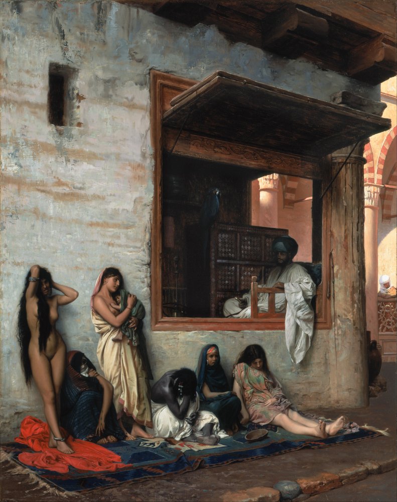 El mercado de esclavos de Jean Leon Gerome