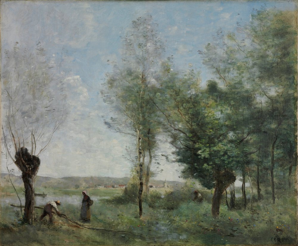 Recuerdo de Coubron de Jean-Baptiste-Camille Corot