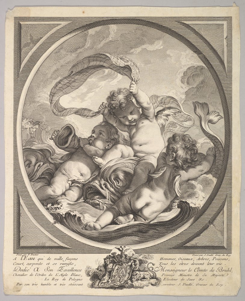 Agua, ca. 1748 de Jean Daullé