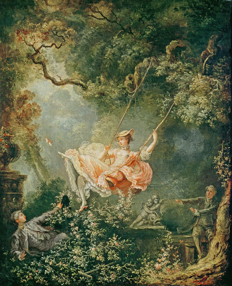 El columpio de Jean-Honore Fragonard
