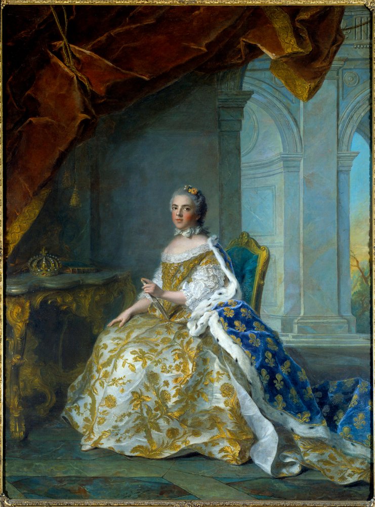 Retrato de Luisa Isabel de Francia, Infanta de España y luego Duquesa de Parma de Jean-Marc Nattier
