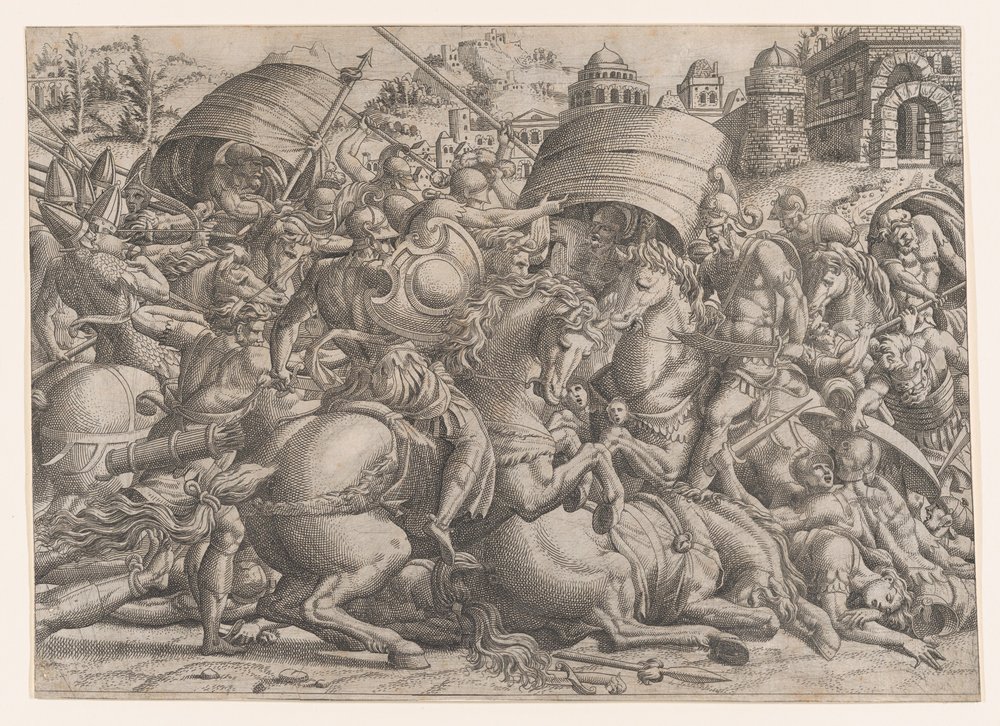 Batalla antes de Troya de Jean Mignon